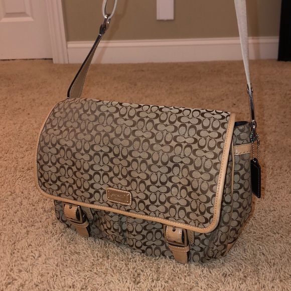 coach messenger bag - Picture 1 of 7